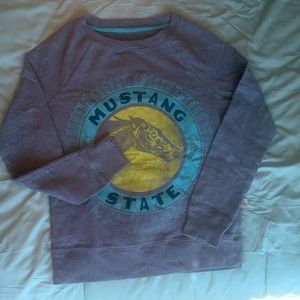 Mustang state sweater